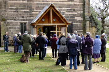 At the door of St John's